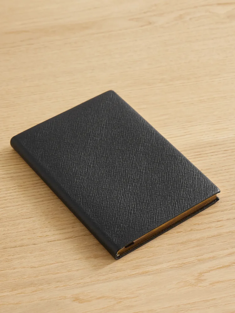 Soho Panama textured-leather notebook