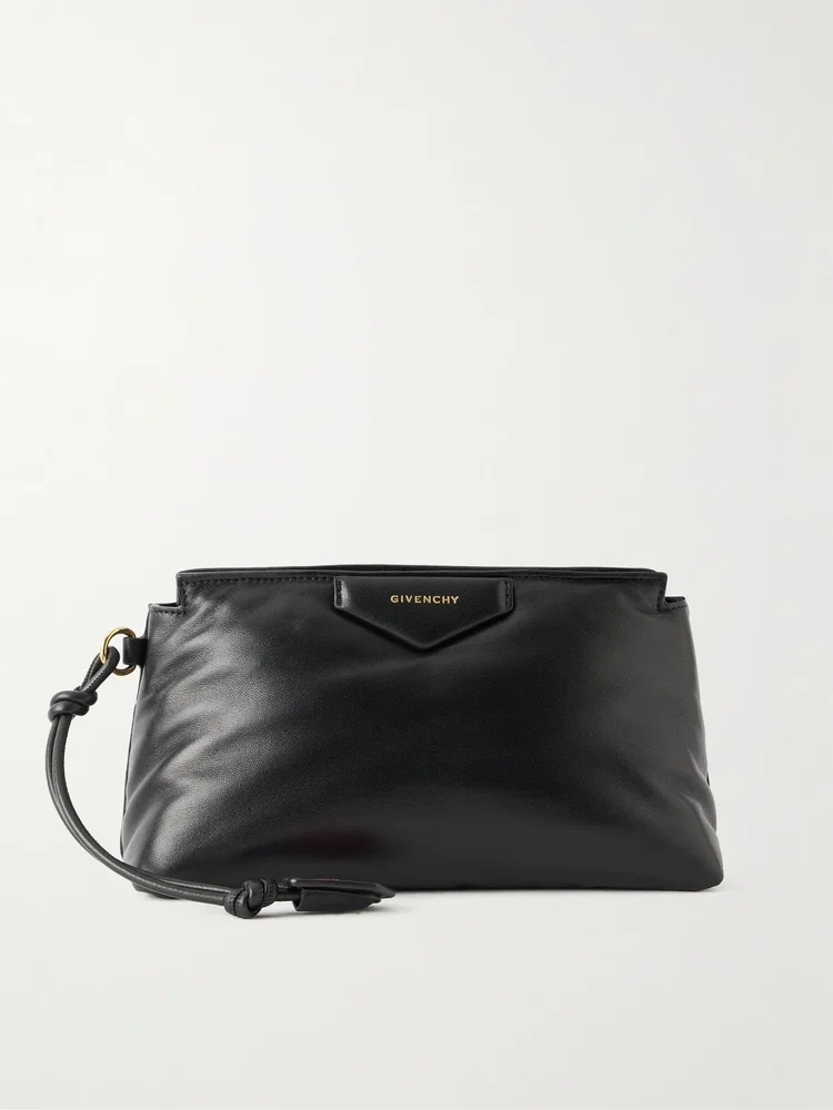 Antigona leather clutch