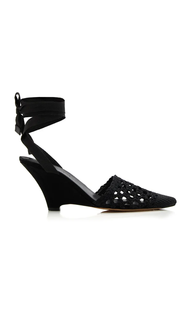 The H Leather Espadrilles