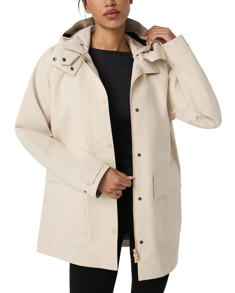 City Rain Hooded Trench Coat