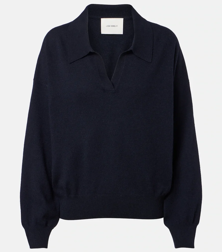 Katriel cashmere polo sweater