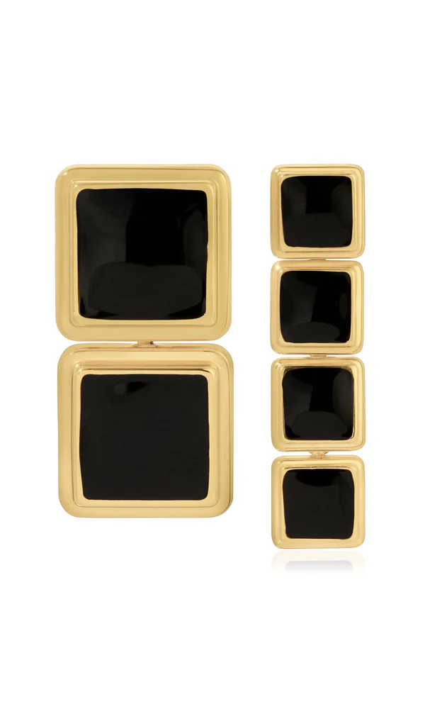 Archer 18K Gold-Plated Drop Earrings