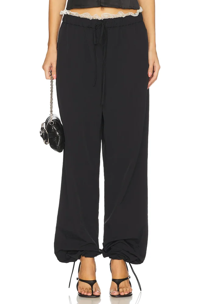 Kennedy Lace Trim Track Pant