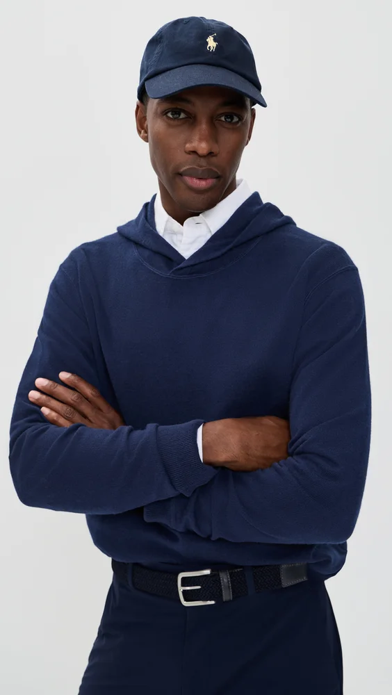 Washable Cashmere Sweater Hoodie