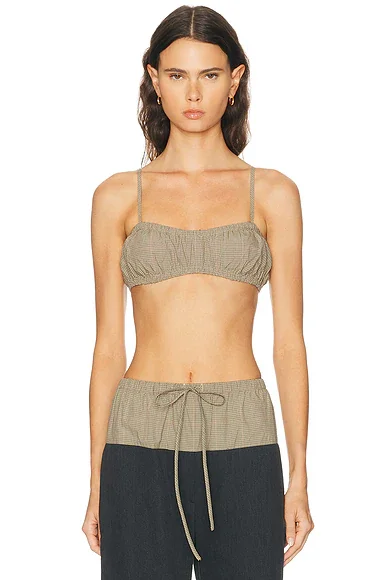Bubble Bandeau Crop Top