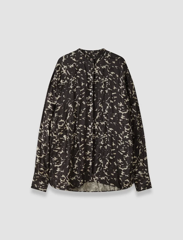 Millie Printed Crinkle Blouse