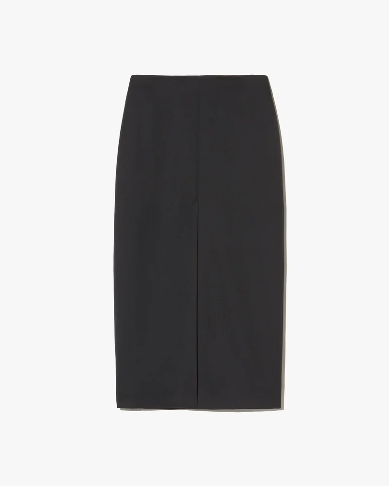 Mariha Wool Skirt in Black