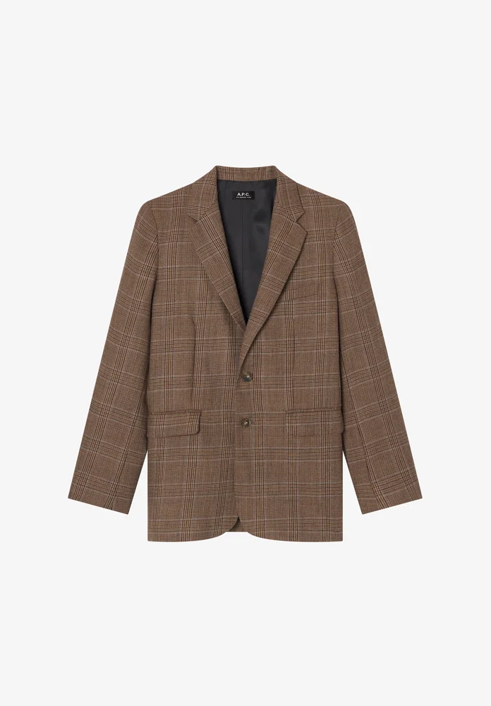 Check Wool Jacket