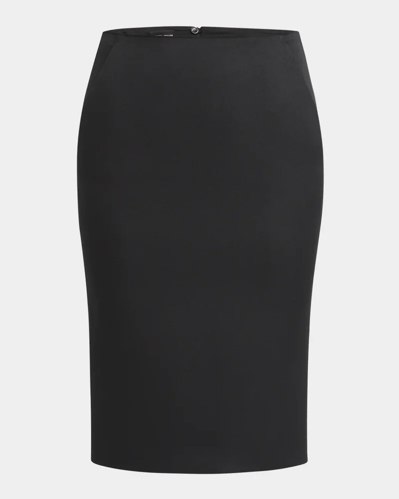 Techno Scuba Pencil Skirt