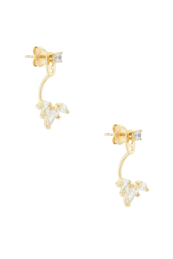 Marquise Pearl Ear Jacket