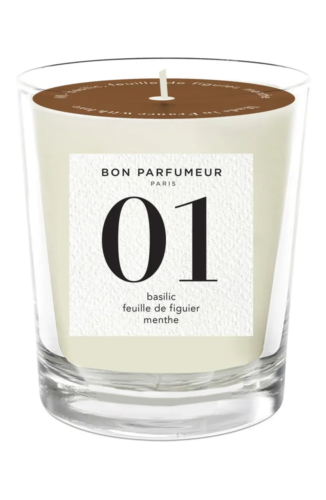 Candle 01 Basil, Fig Leaves & Mint Scented Candle