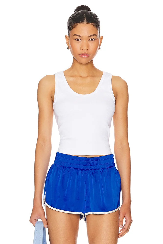 Structured Rib Bra Friendly Tank