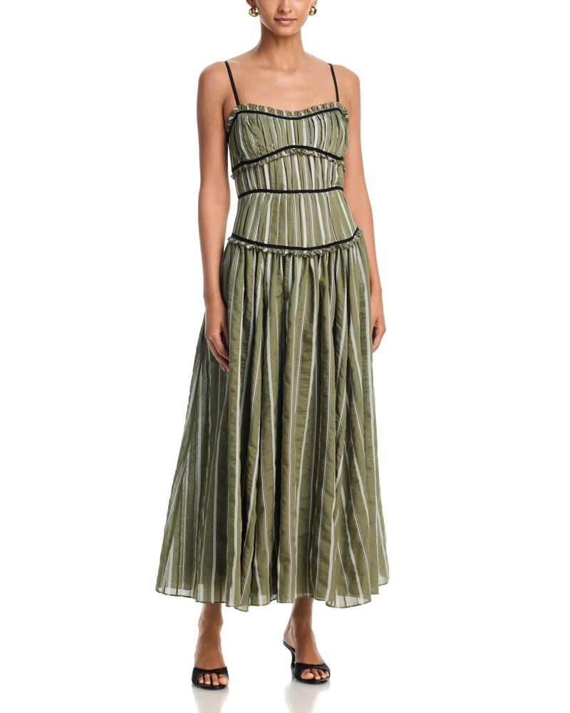 Celia Striped Maxi Dress