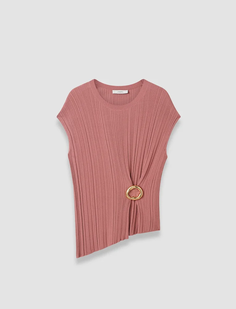 Kenit Knit Plissé Top