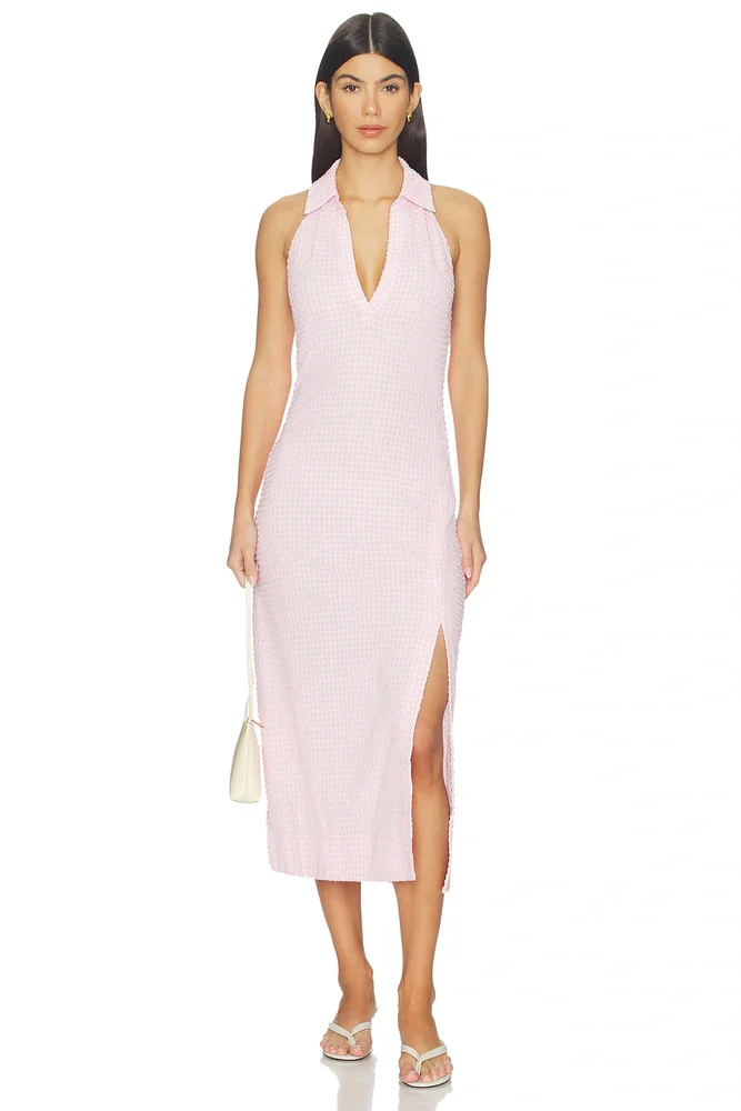 Clairmont Halter Midi Dress