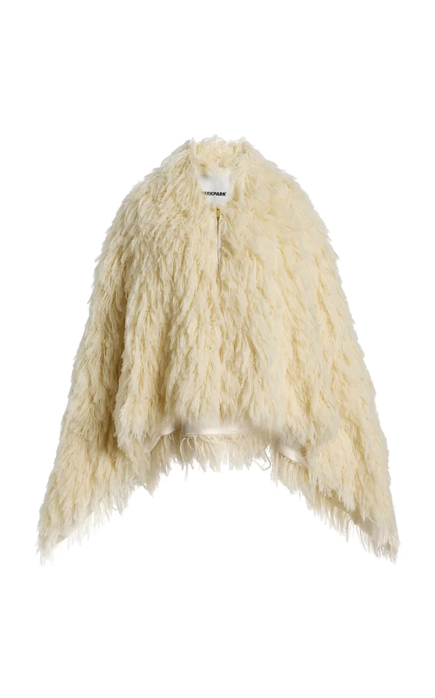 Christy Wool Fil Coupé Cape
