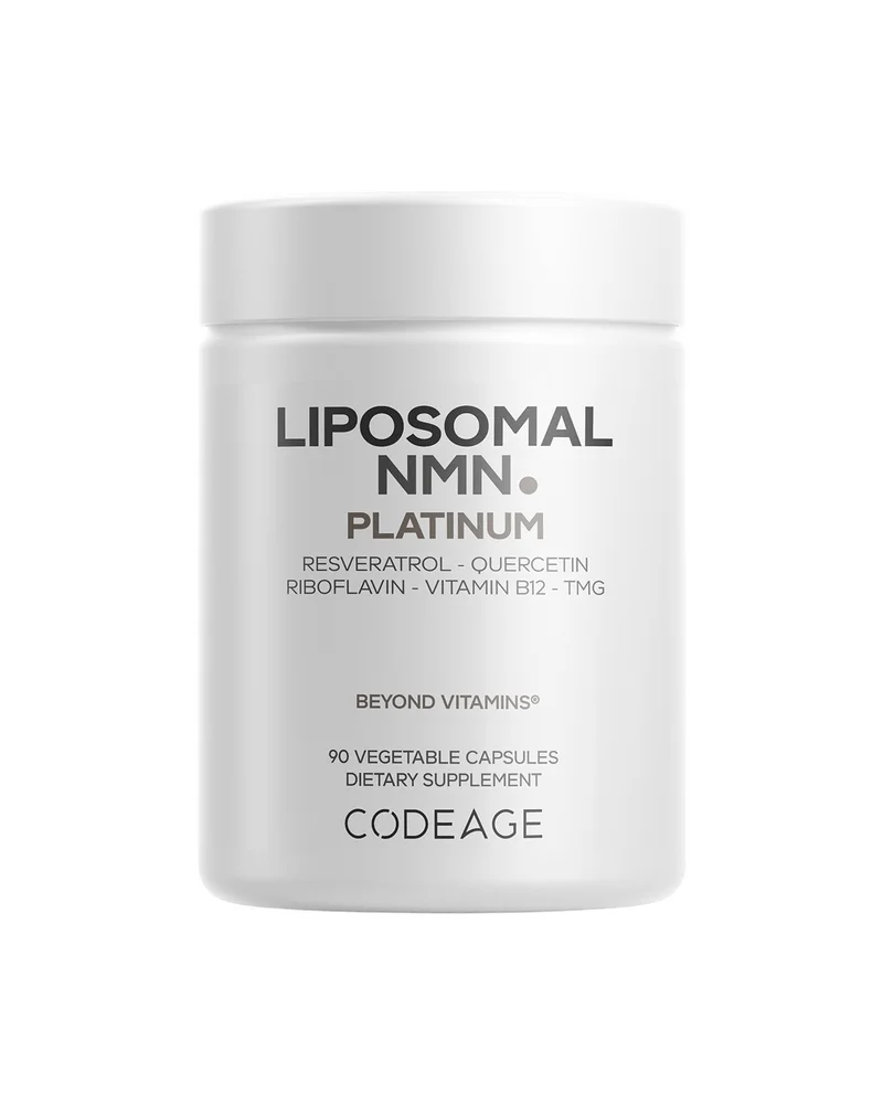 Liposomal NMN Supplement, NAD precursor, Resveratrol, Betaine, Riboflavin & B12, Quercetin
