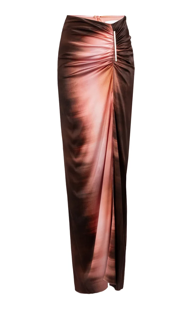 Keiry Silk-Blend Maxi Skirt