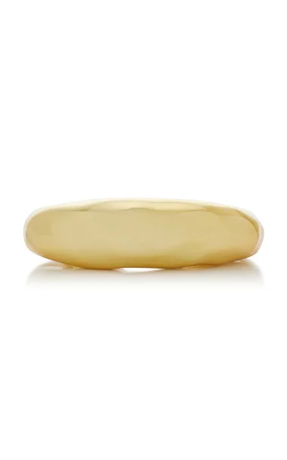 Large Molten 14K Gold-Plated Cuff