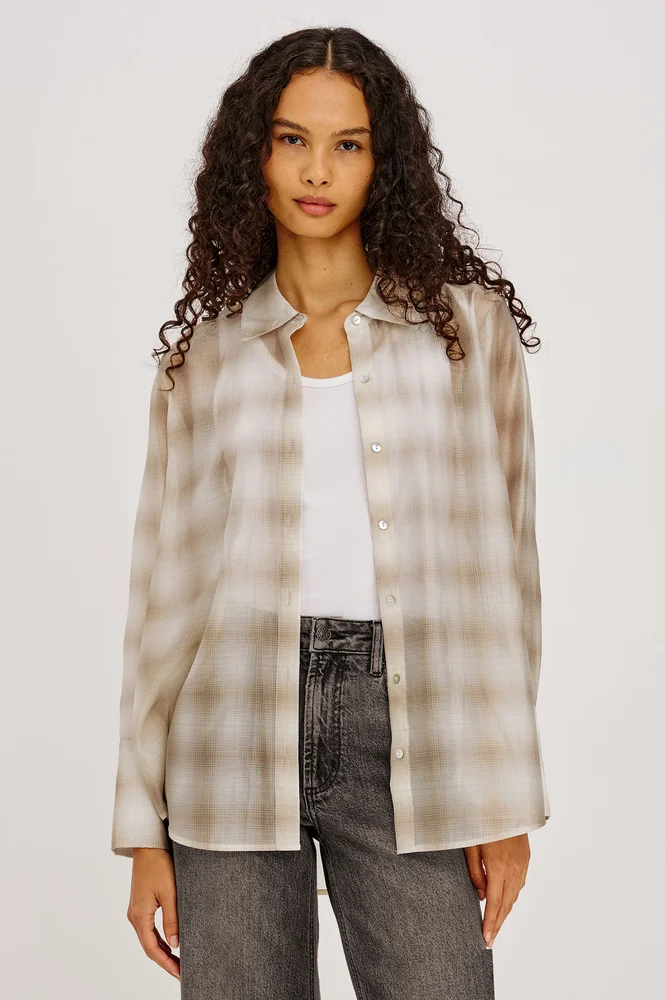 Bishop Shirt, Mink Vanilla