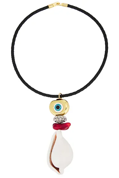 Evil Eye Conch Necklace