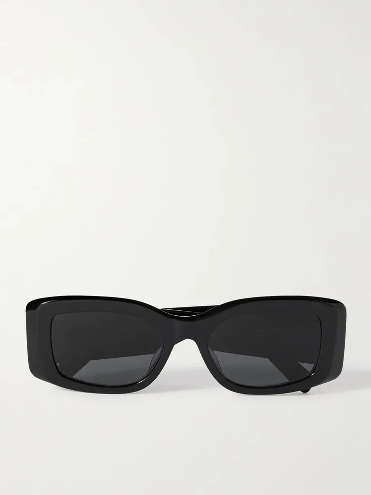 Triomphe oversized square-frame acetate sunglasses