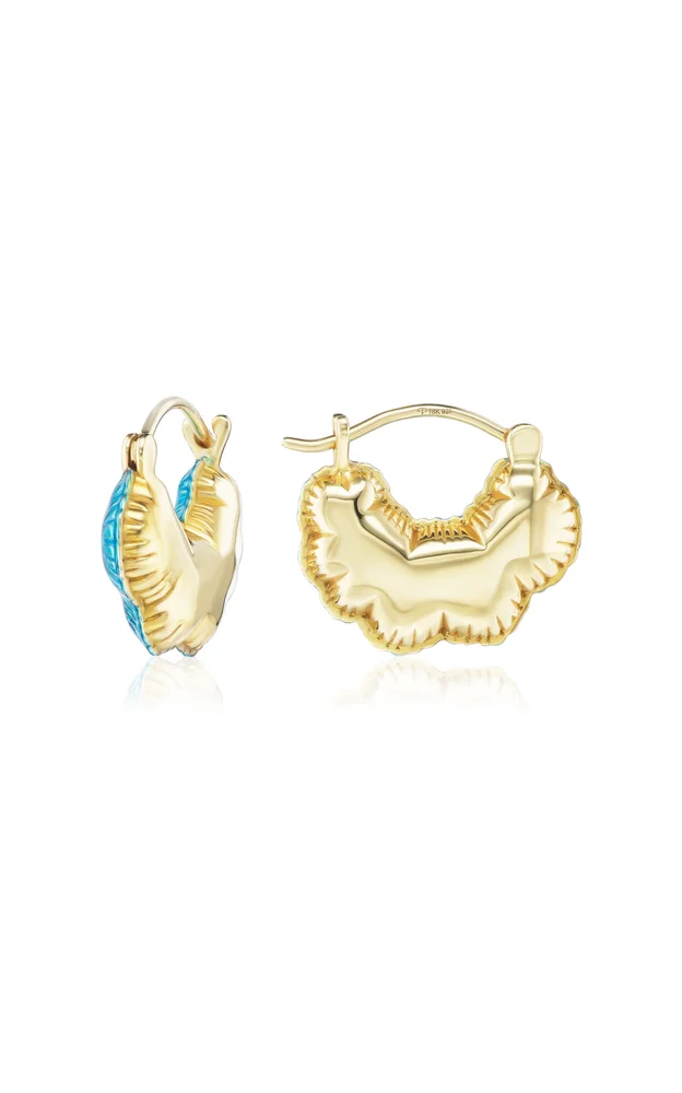 Reversible Cloud Hoop Earrings