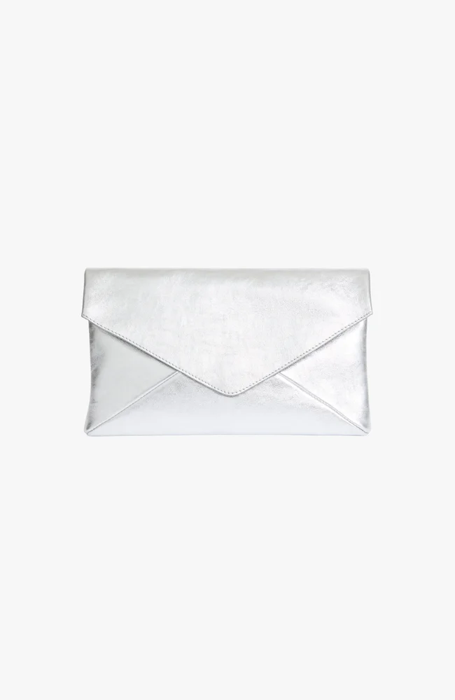 Valentina Envelope Leather Clutch