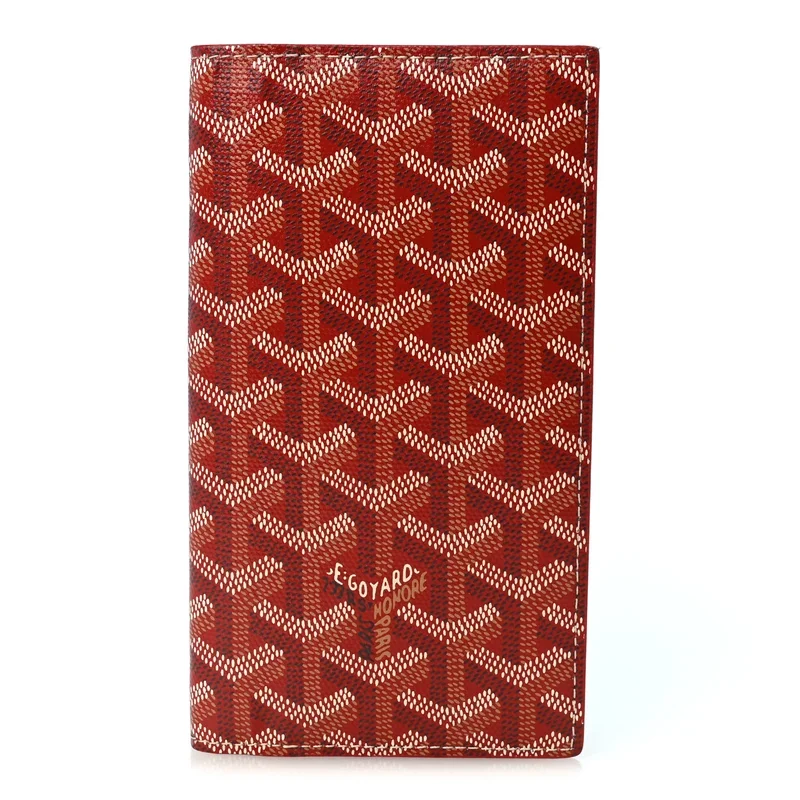 Goyardine Saint Roch Wallet, Red