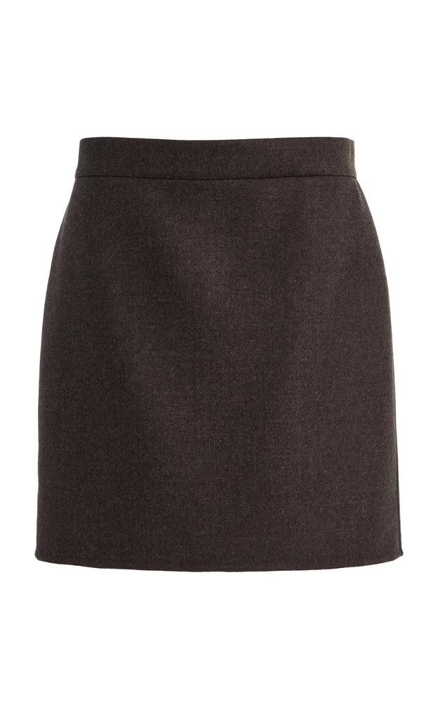Wool Mini Skirt