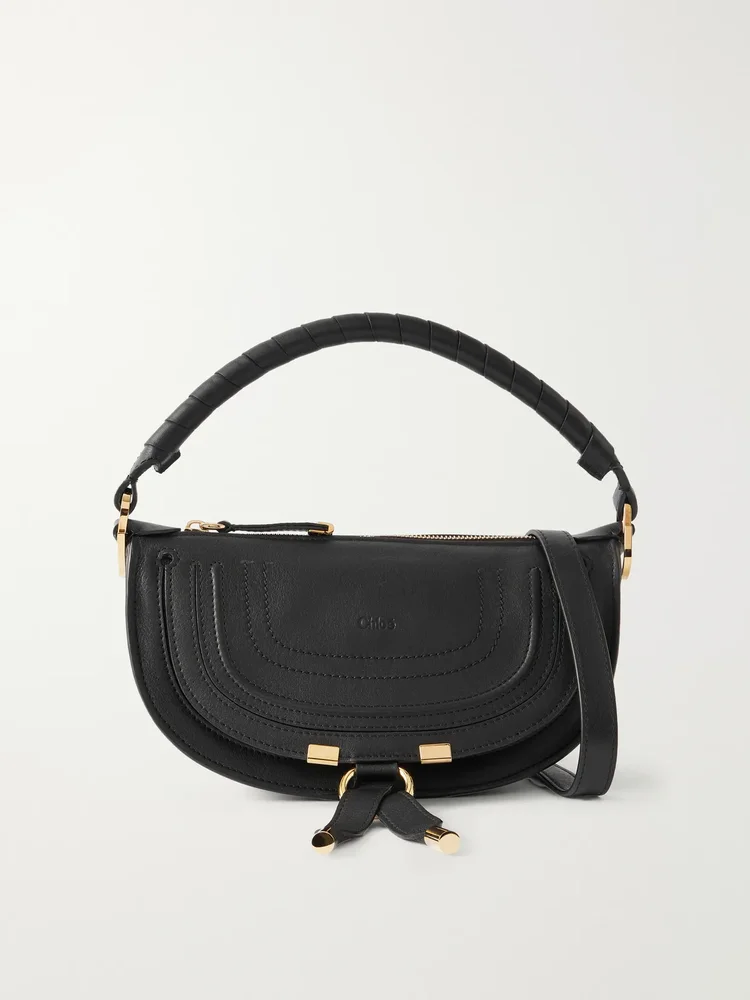 Marcie leather shoulder bag