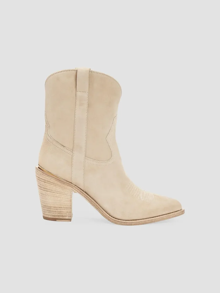 Leigh Anne 90MM Suede Ankle Booties