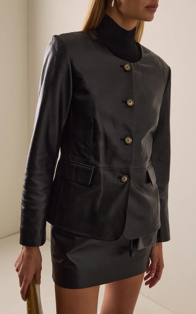 Soho Leather Blazer