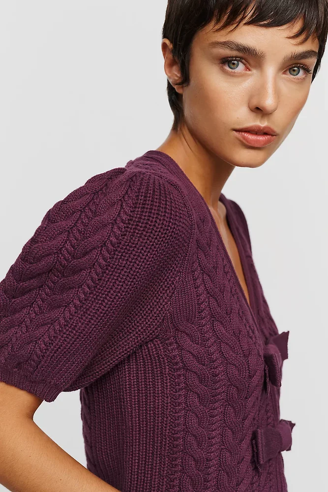 Alexandra 100% Cotton Bow Sweater