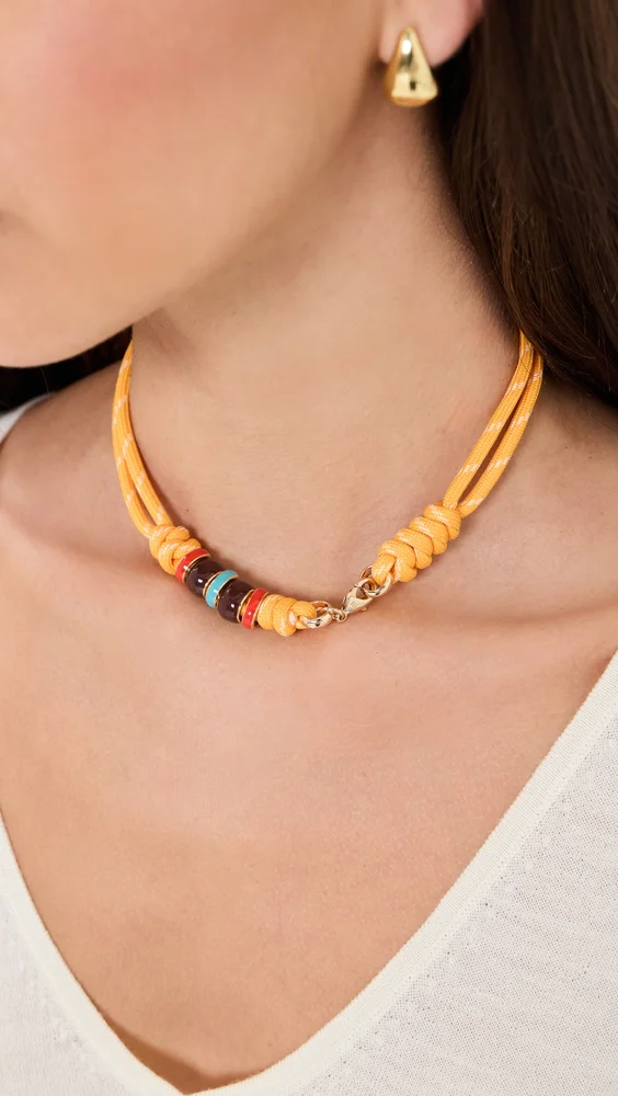 The Super Size Happy Cord Necklace
