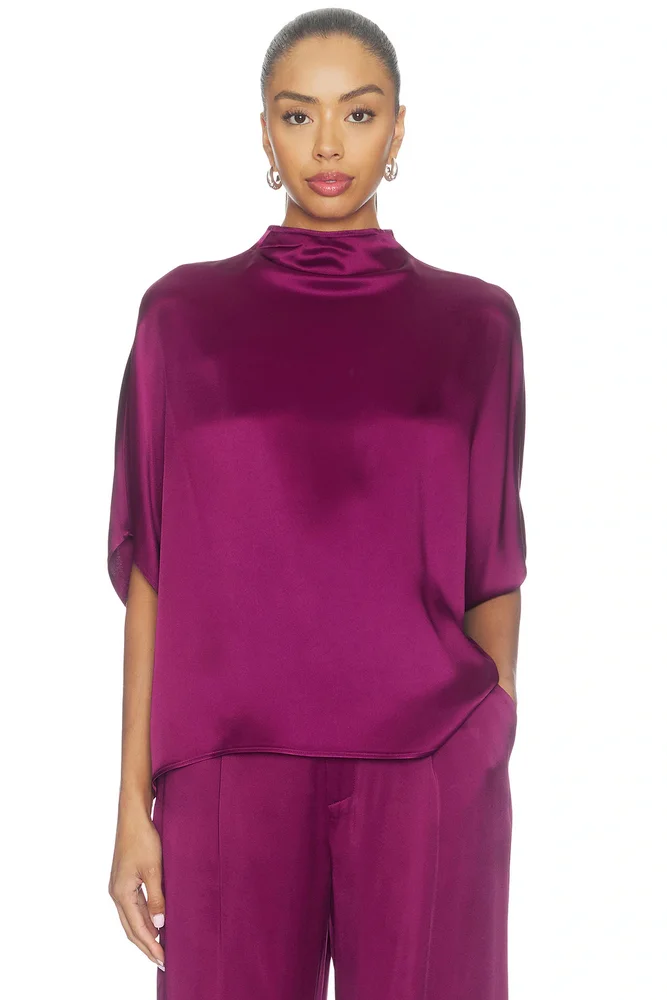 Satin Cape Tee