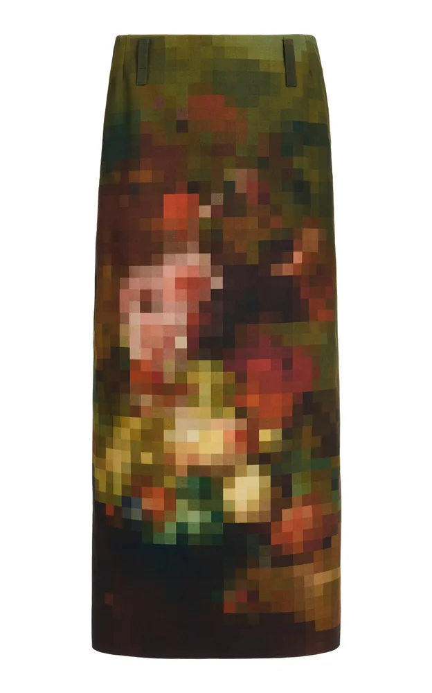 Sentista Cotton Midi Skirt