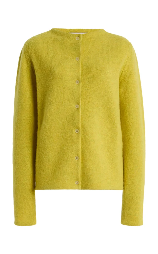 Brushed Wool Cardigan