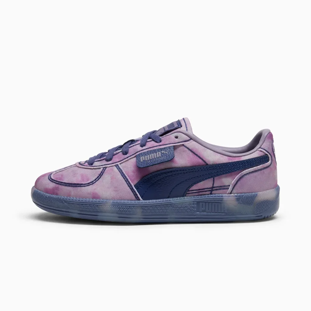 Palermo Faded Denim Women Sneakers (Pale Plum-Blue Crystal)