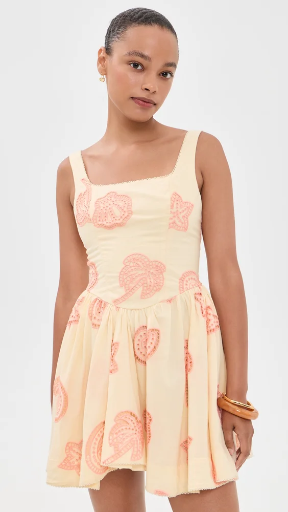 Amonita Eyelet Mini Dress