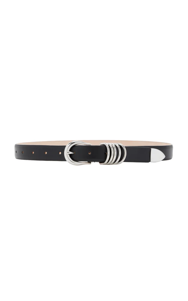 Hollyhock Leather Belt