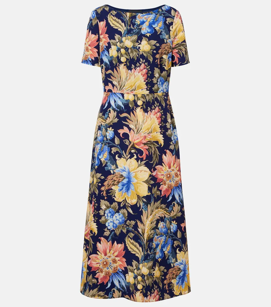 Floral midi dress