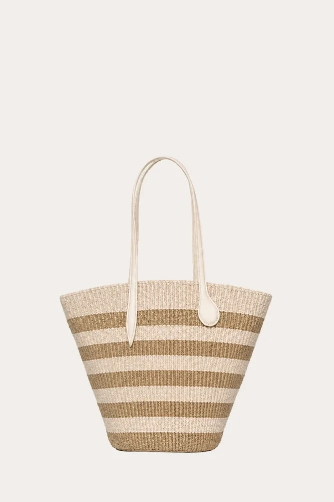 Straw Basket Cream