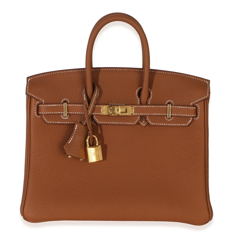 Togo Birkin 25 in Gold