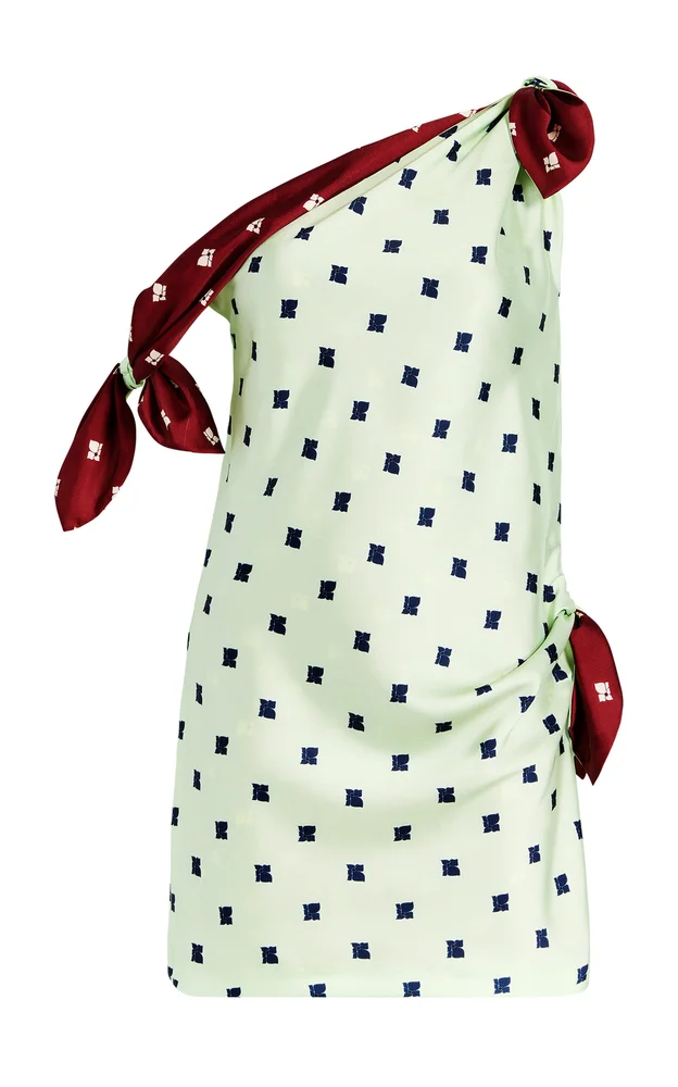 Tabard Tie Mini Dress