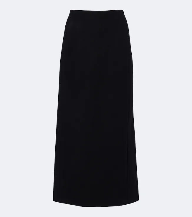 Wool pencil skirt