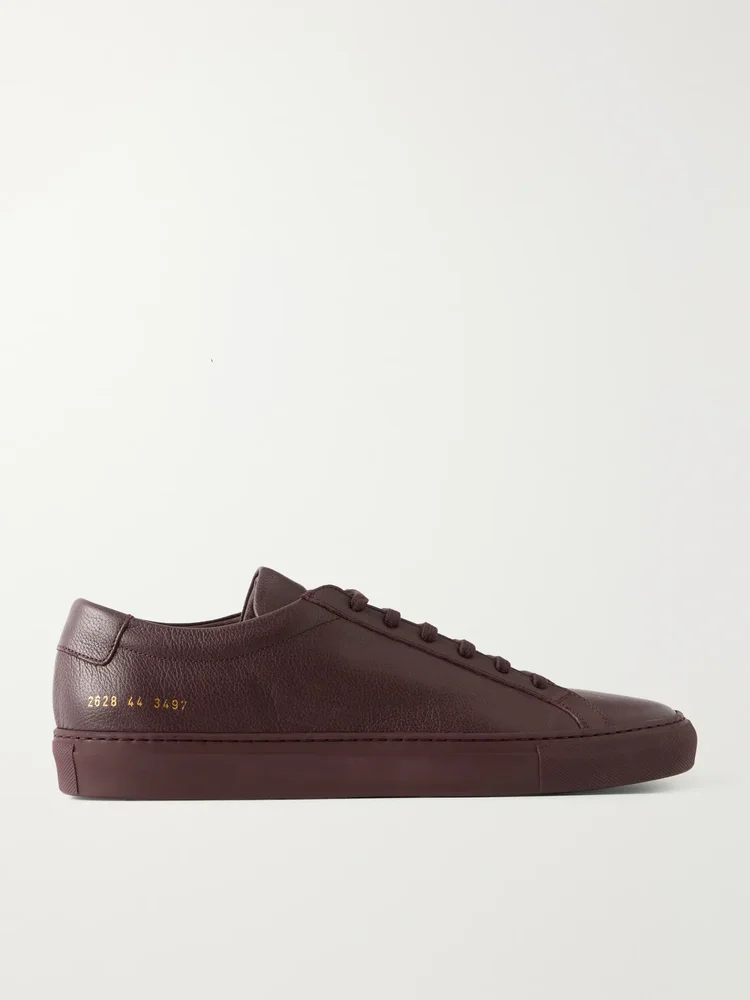 Achilles Full-Grain Leather Sneakers