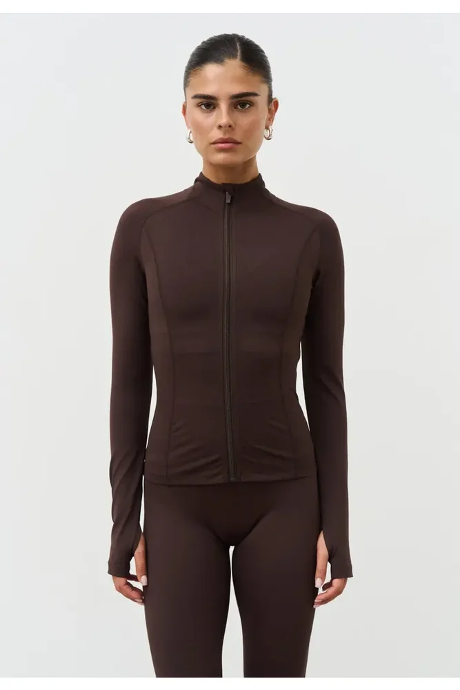 Softsculpt Zip Jacket (Espresso)