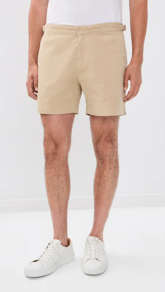 Bulldog Stretch Cotton Shorts 6"