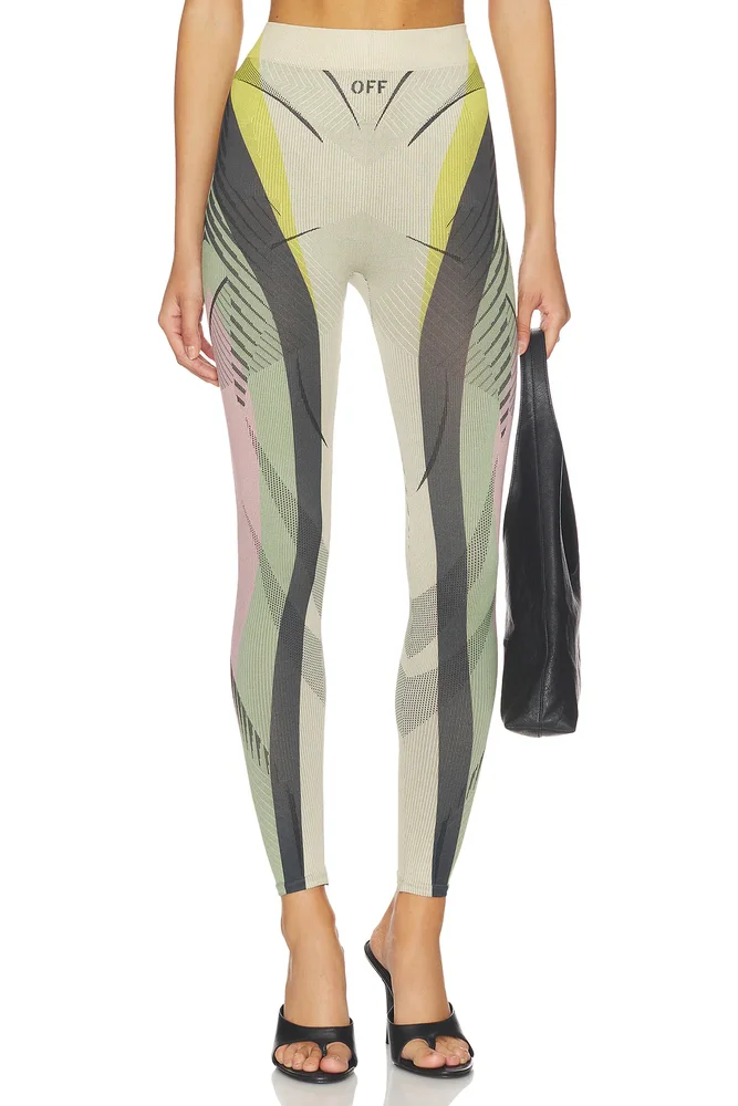 Seamless Color Block Capri Pant